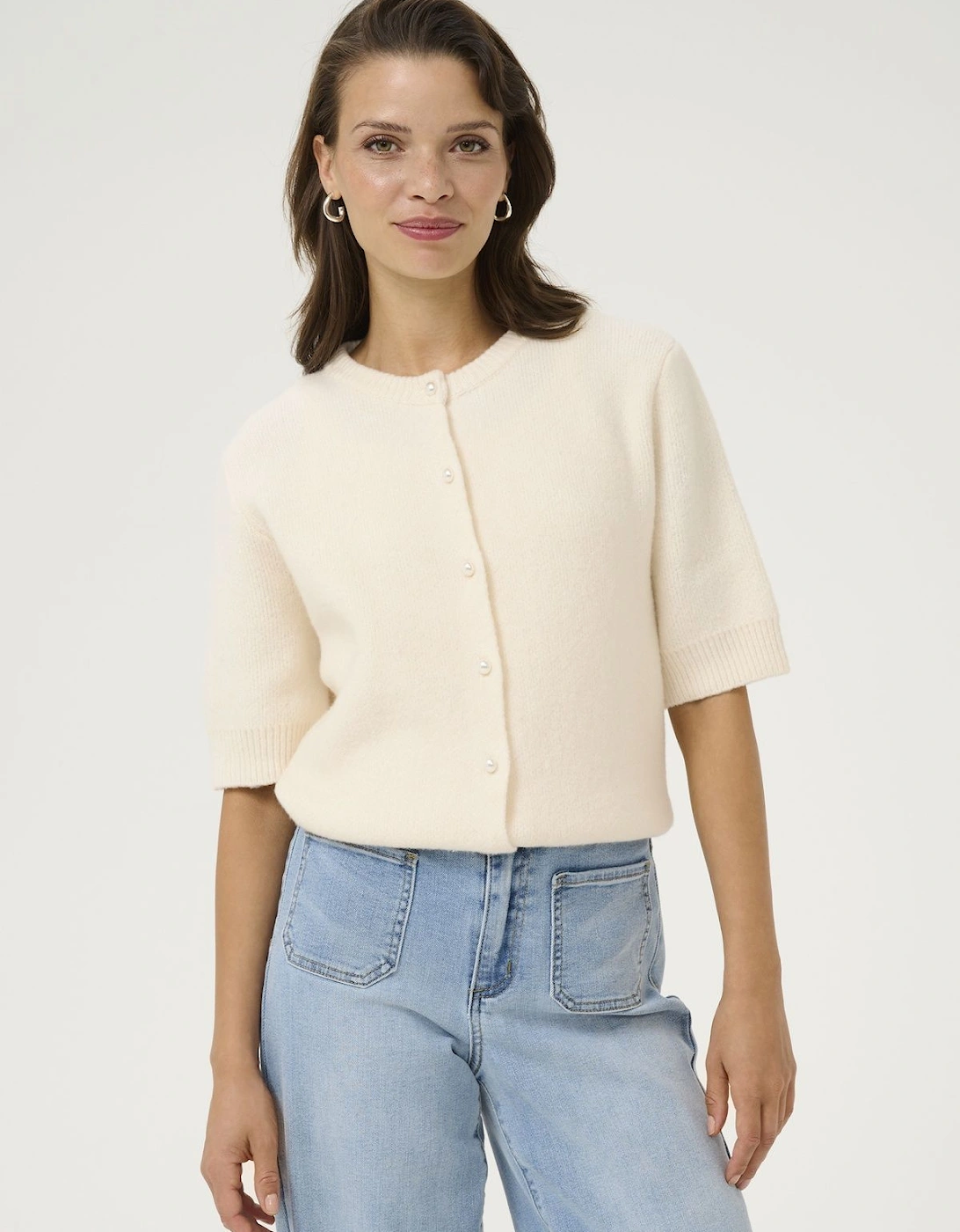 Severina Short Sleeve Knit Cardigan, 2 of 1