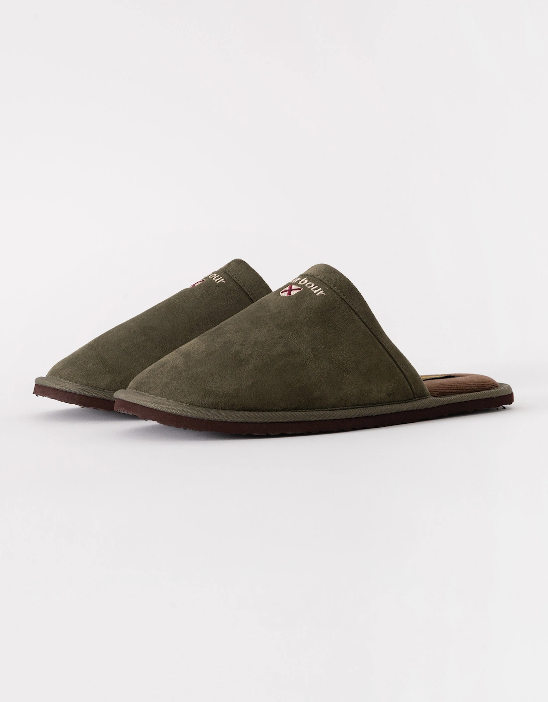 Everitt Mens Mule Slippers - Olive, 6 of 5