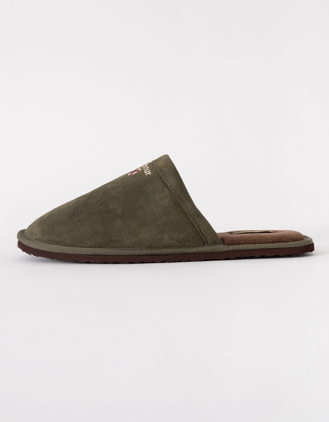Everitt Mens Mule Slippers - Olive