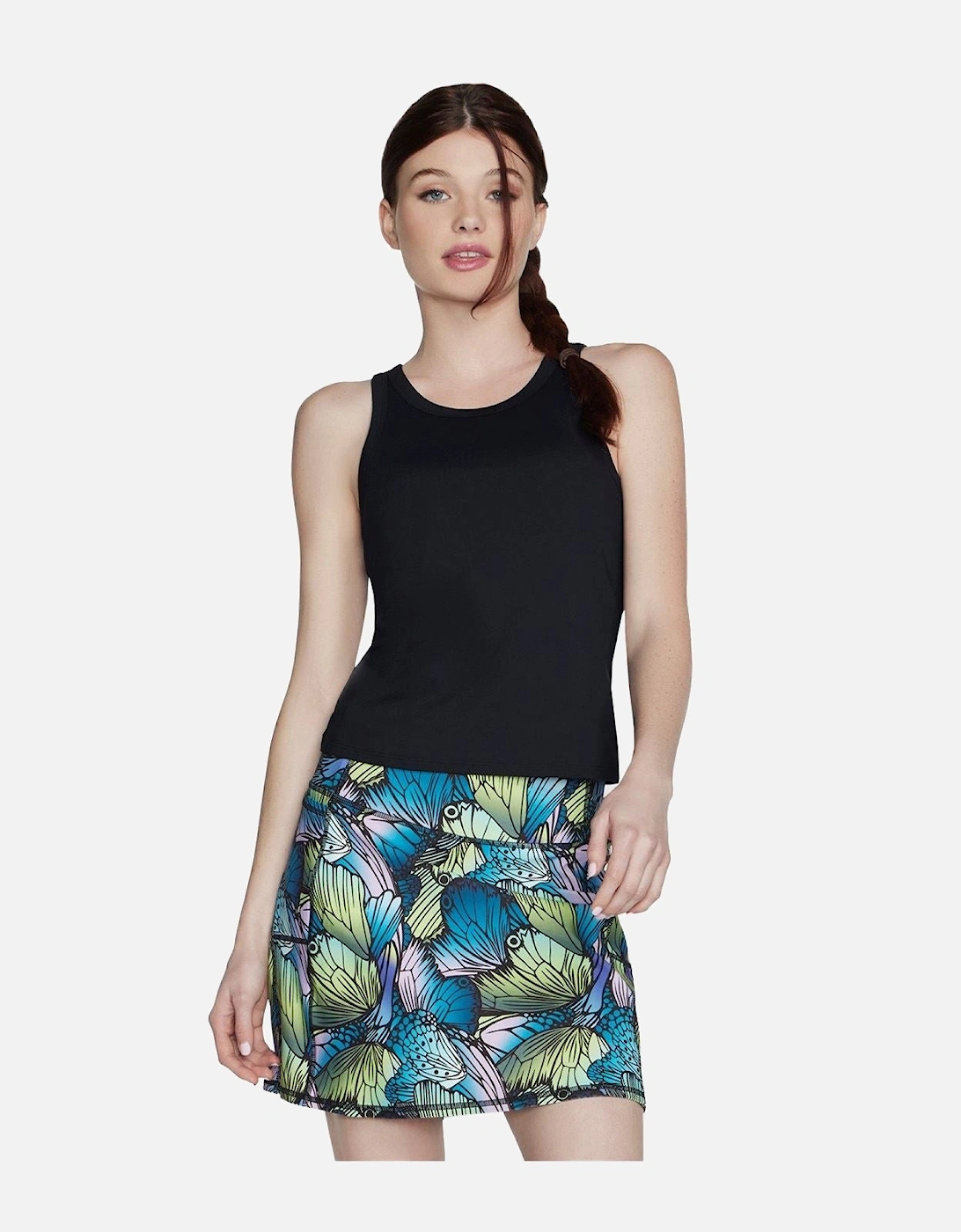 Performance GO WALK Shelf Bra Tank Nylon Women's Black Tank Tops