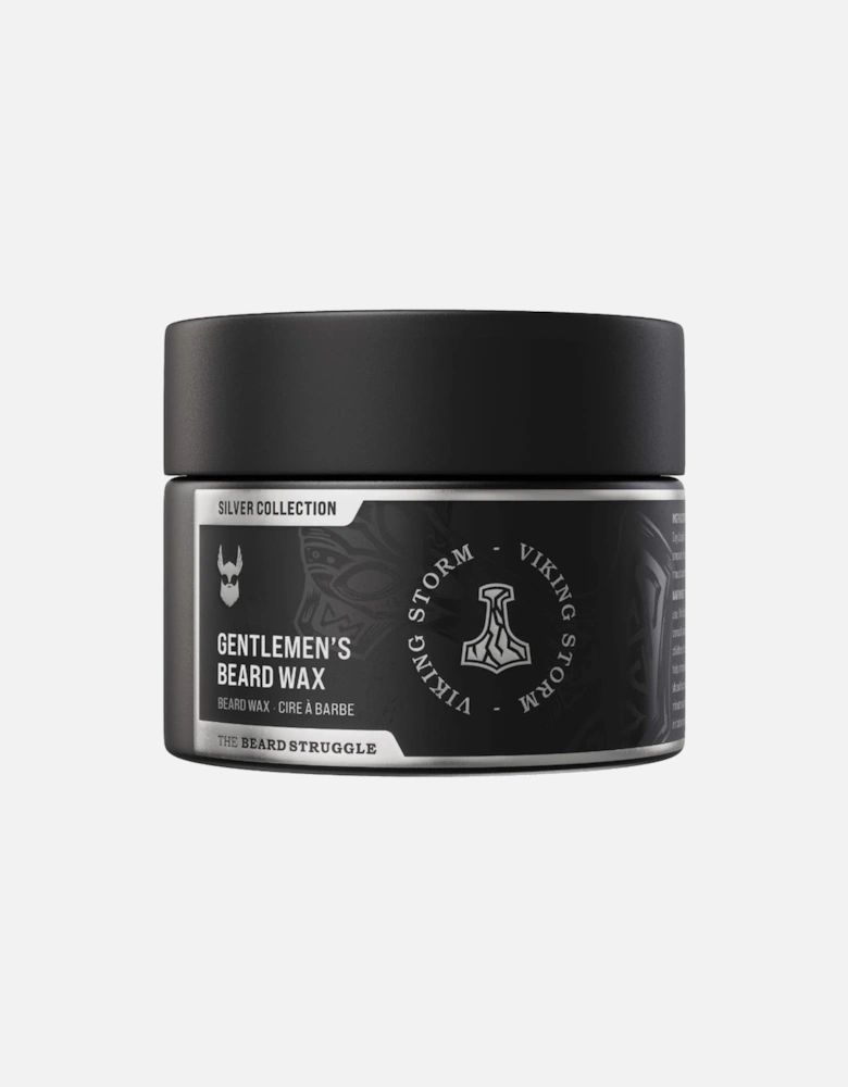 Clear Mustache Wax for a Natural Hold