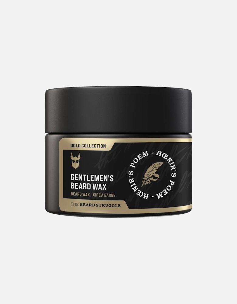 Clear Mustache Wax for a Natural Hold