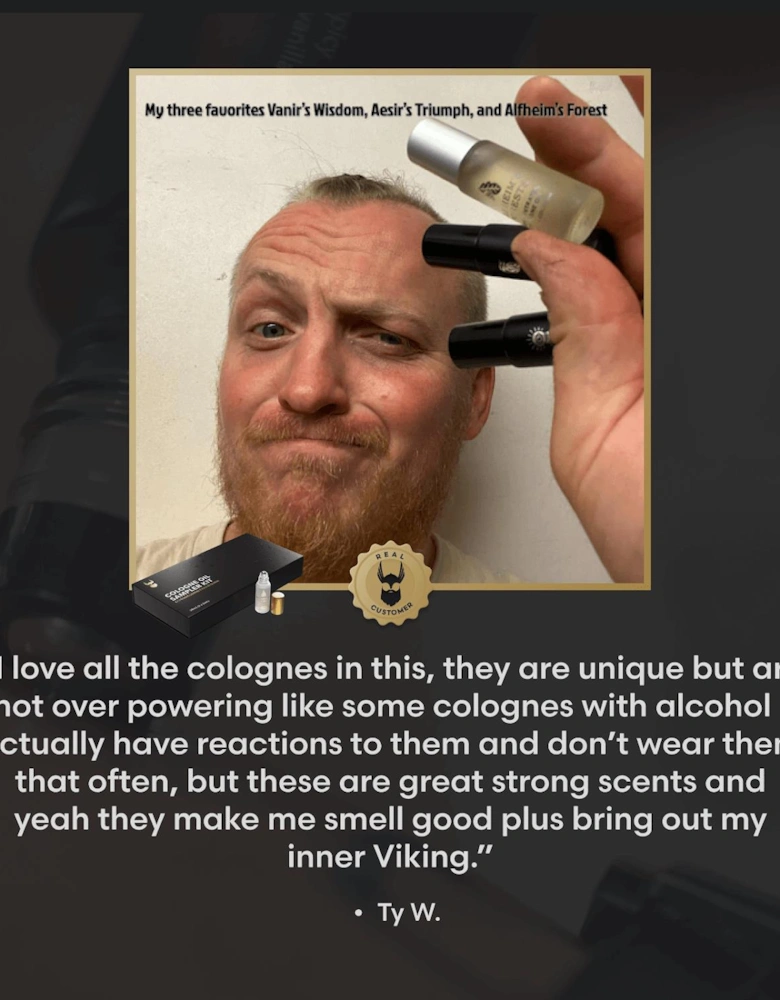 Cologne Oil Sample Kit