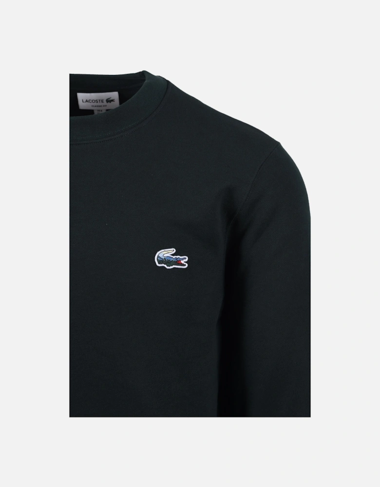 Painted Croc Sweatshirt Dark Green