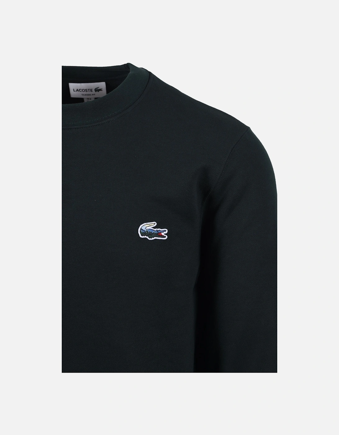 Painted Croc Sweatshirt Dark Green