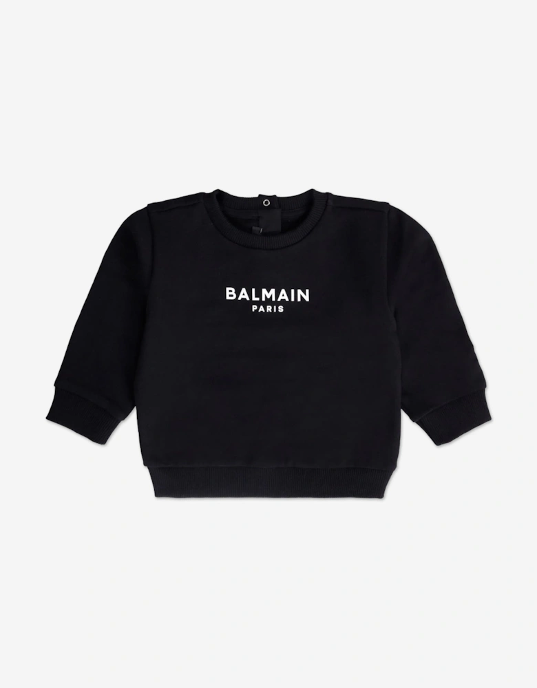 Baby Logo Sweatshirt in Black