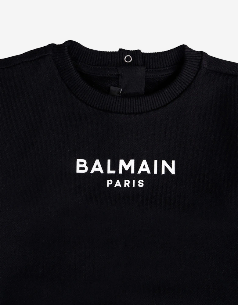 Baby Logo Sweatshirt in Black