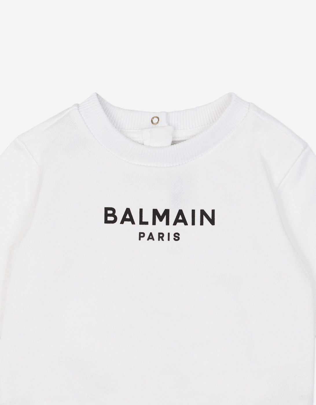 Baby Logo Sweatshirt in White