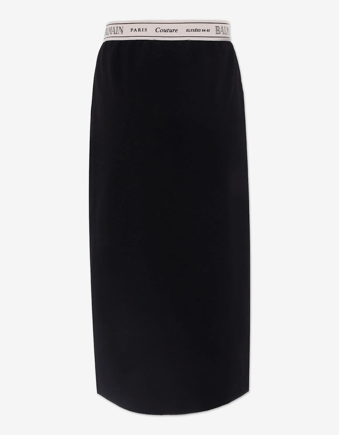 Girls Logo Waistband Skirt in Black