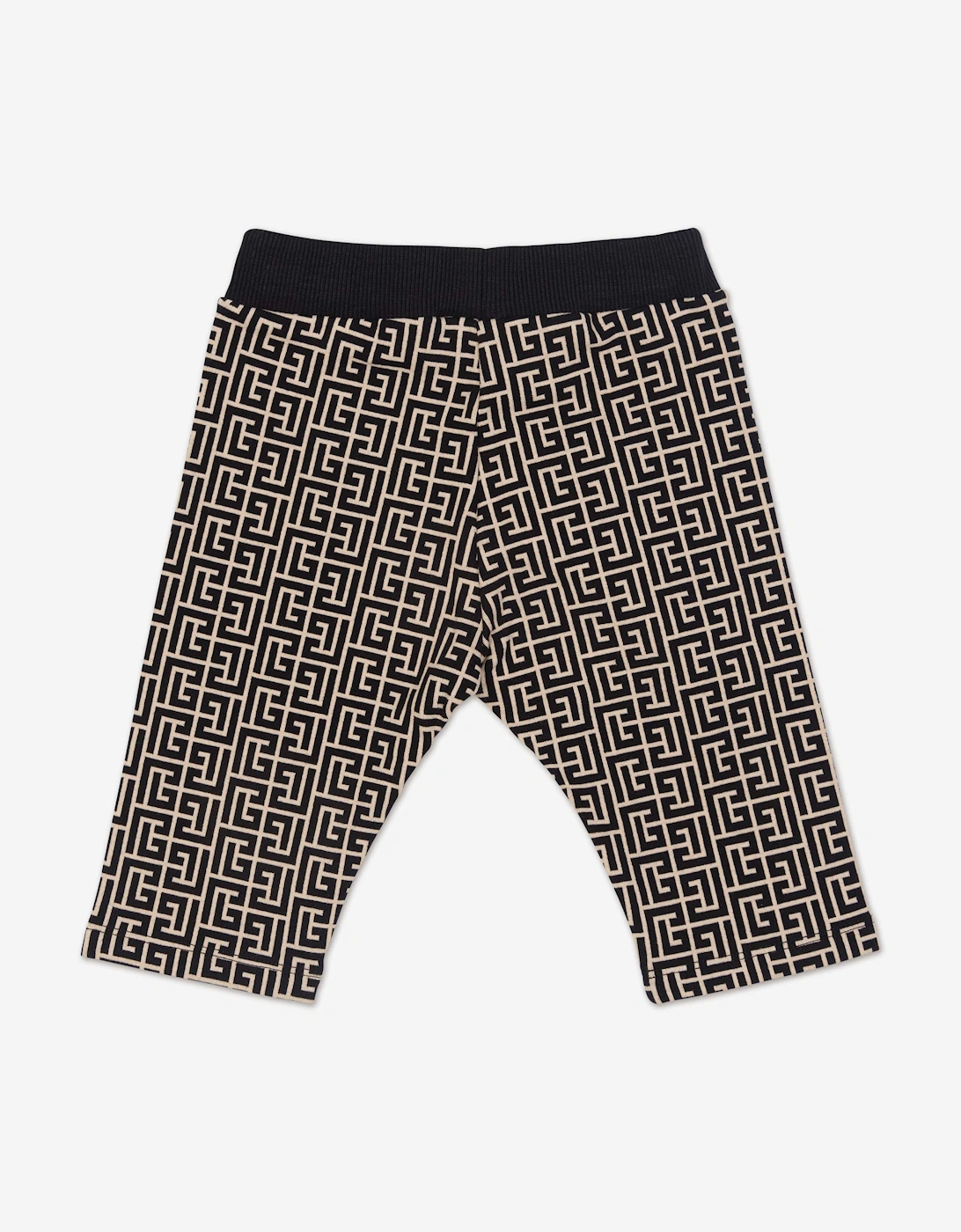 Baby Monogram Joggers in Black