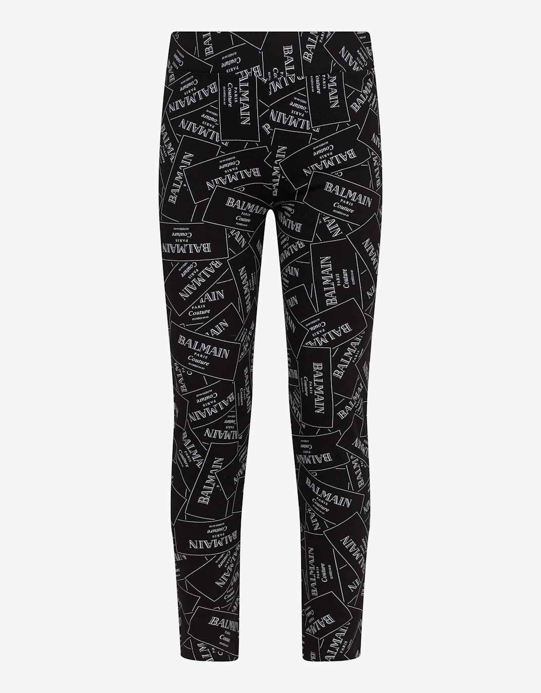 Girls Logo Print Leggings in Black, 4 of 3