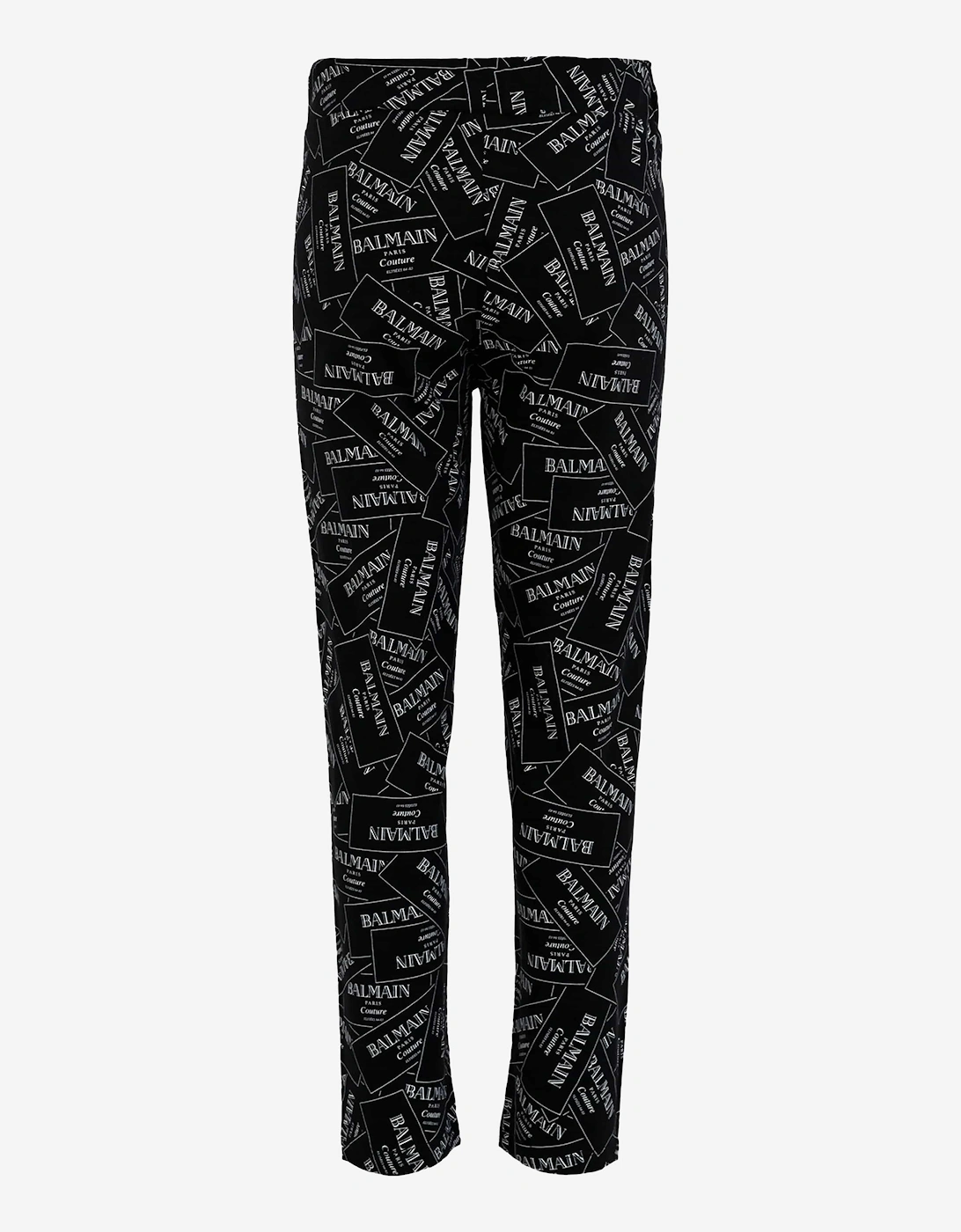 Girls Logo Print Leggings in Black