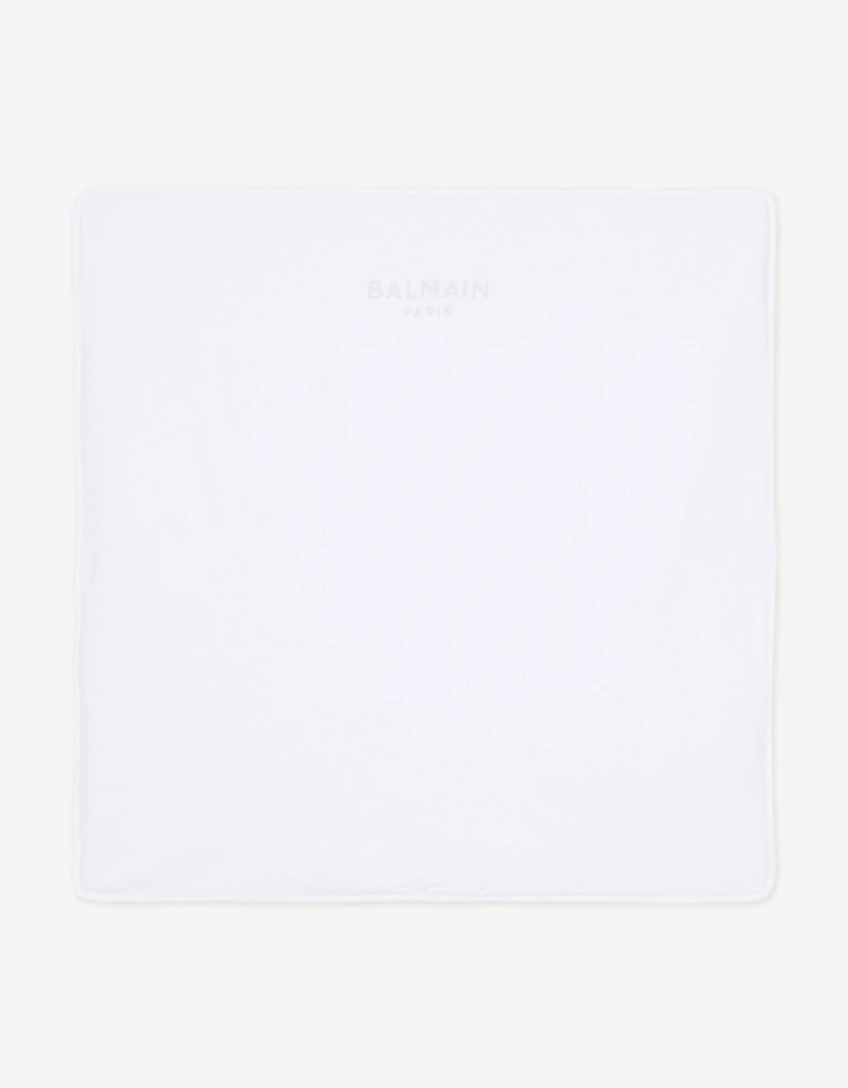 Baby Logo Blanket in Beige (80cm)