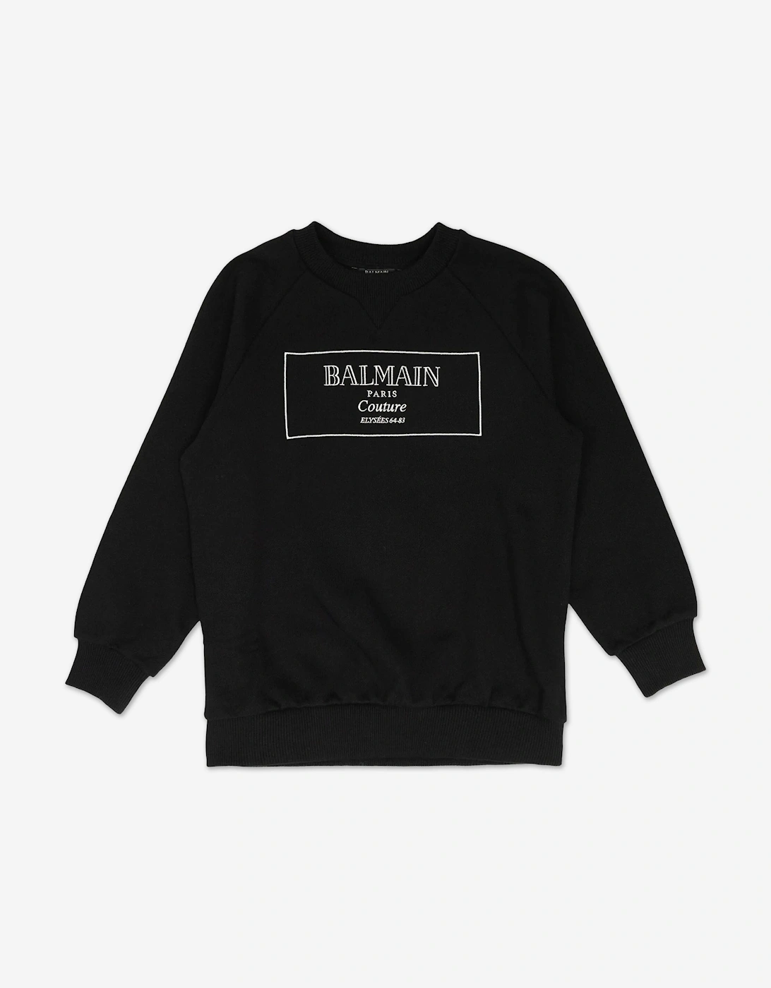 Boys Logo Sweatshirt in Black, 5 of 4