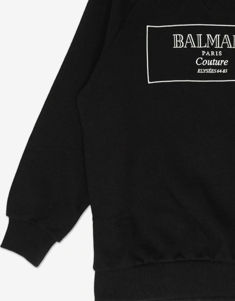 Boys Logo Sweatshirt in Black