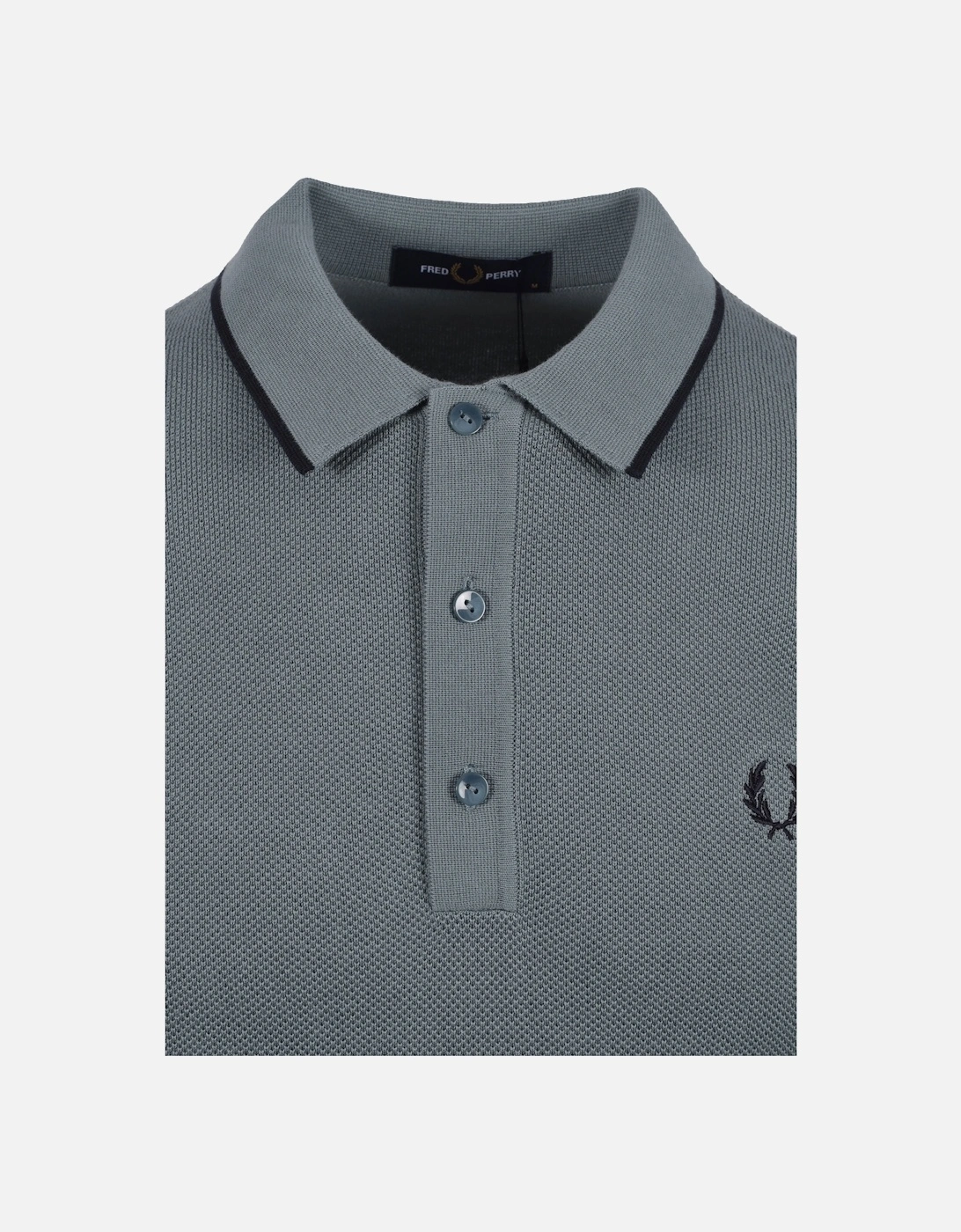 Pique Knitted Polo Stockport Blue