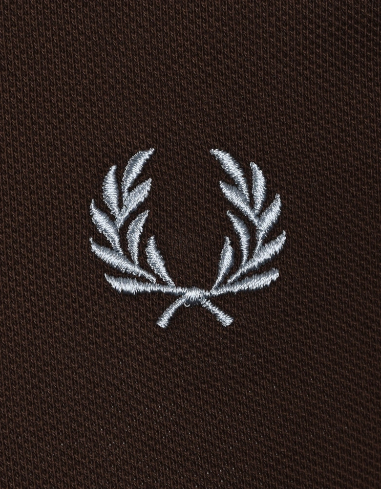 Striped Cuff T-Shirt Burnt Tobacco