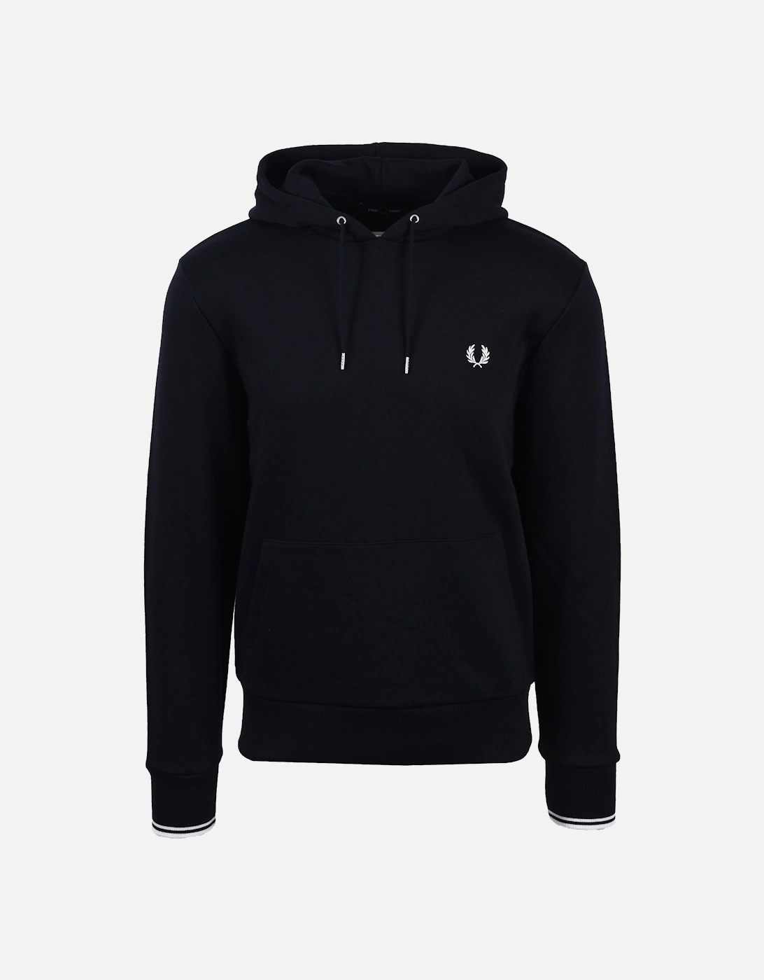Tipped Hooded Sweatshirt Navy, 5 of 4