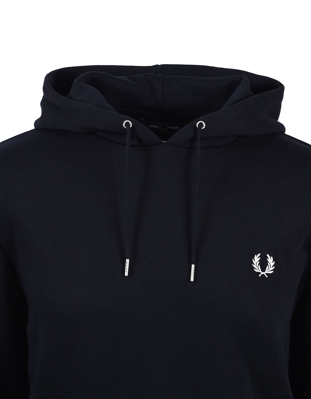 Tipped Hooded Sweatshirt Navy