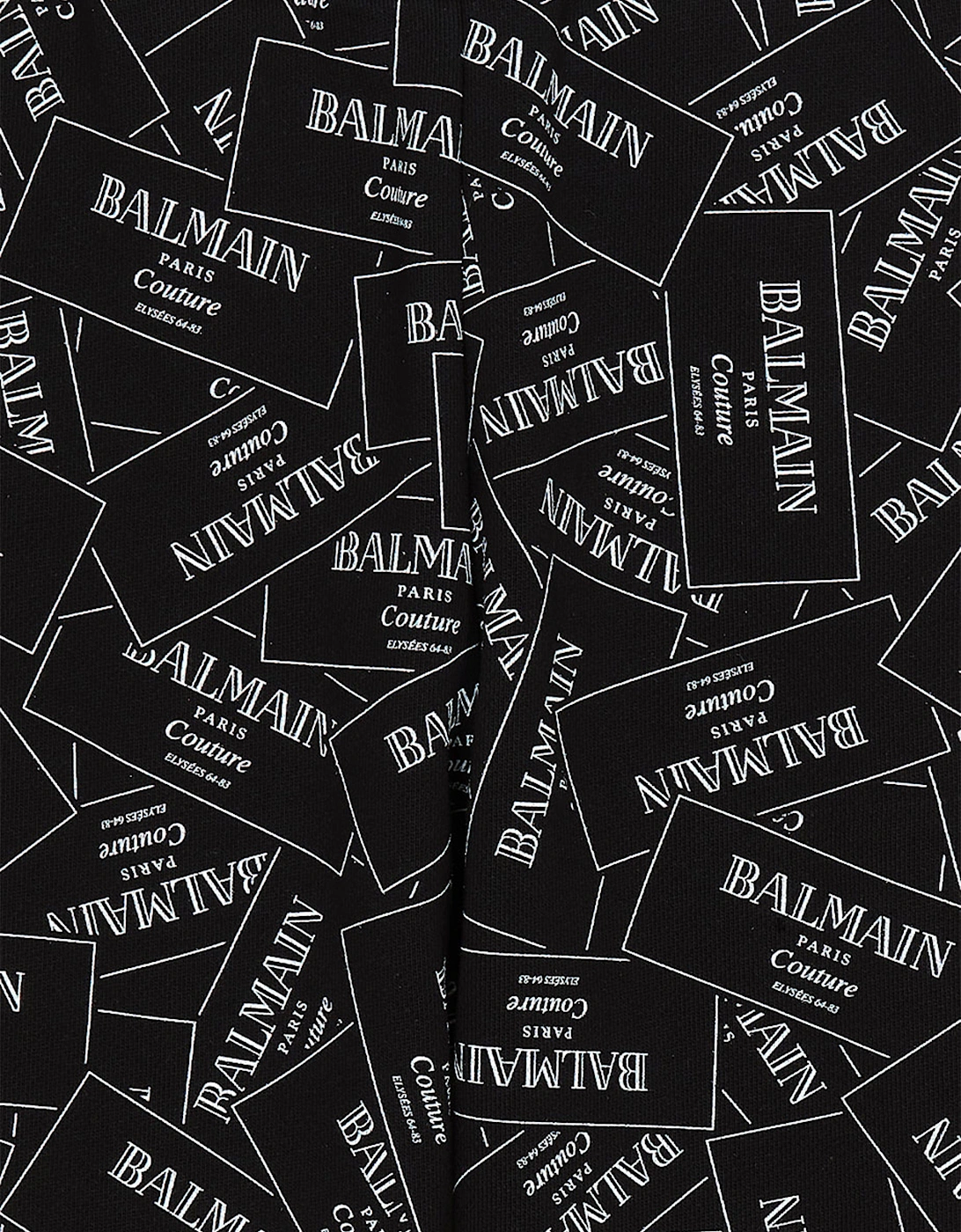 Kids Logo Print Joggers in Black