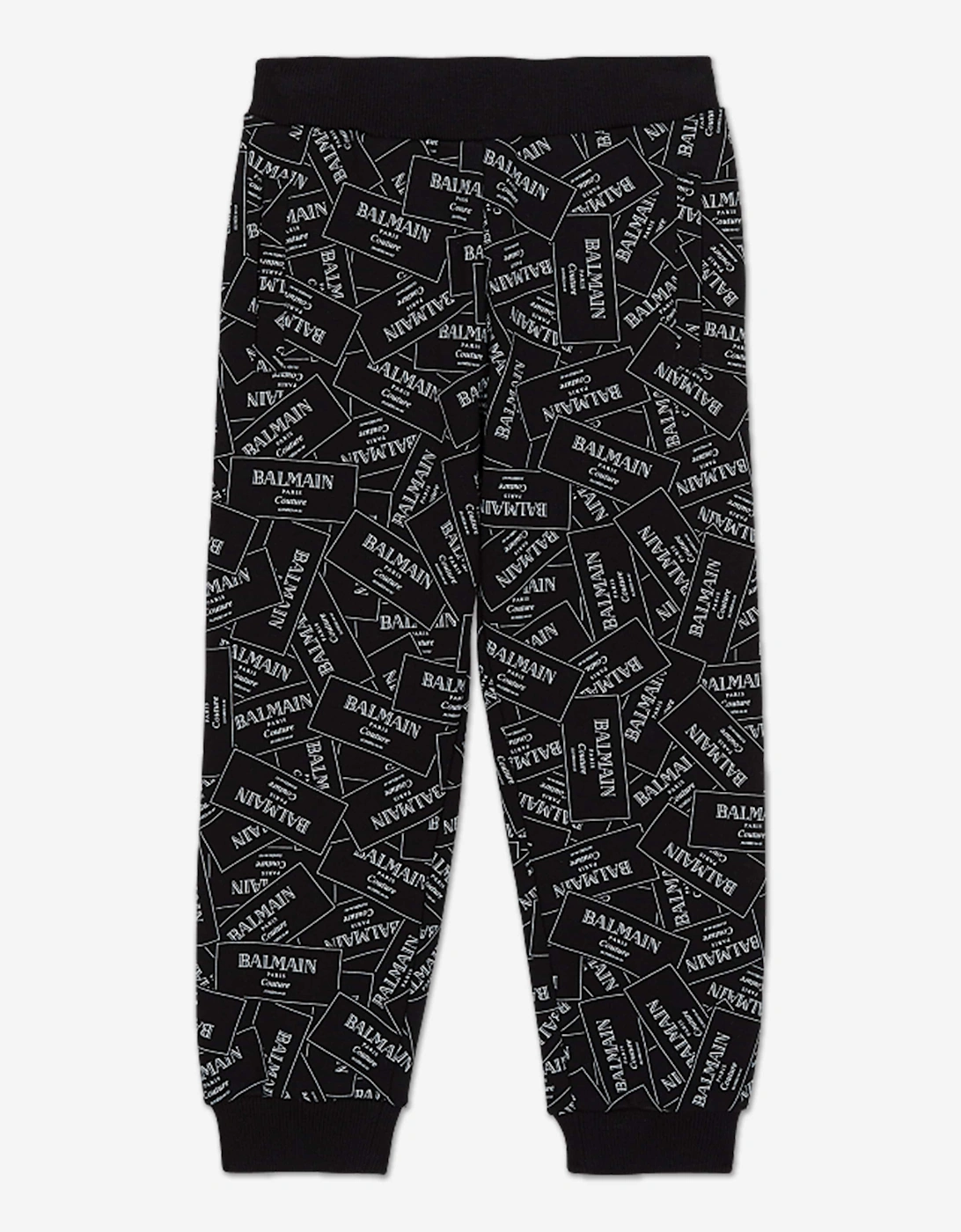 Kids Logo Print Joggers in Black, 4 of 3