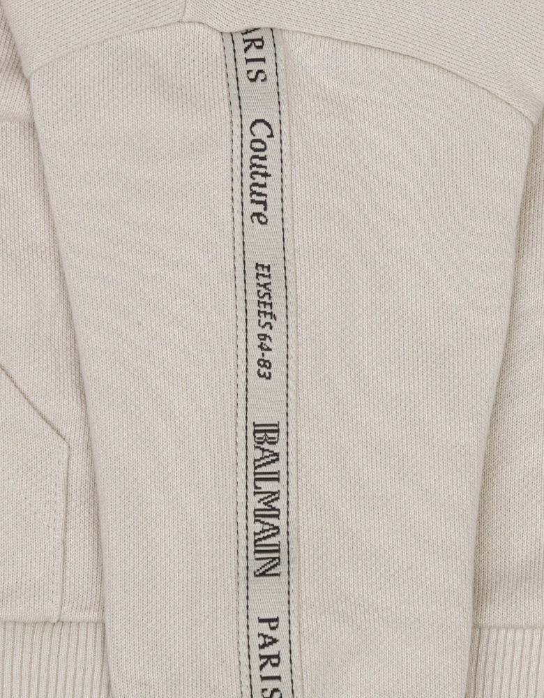 Baby Zip Up Top in Beige