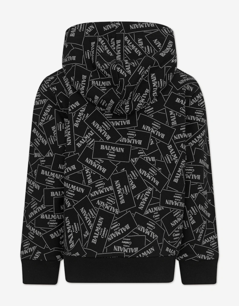 Kids Logo Hoodie in Black