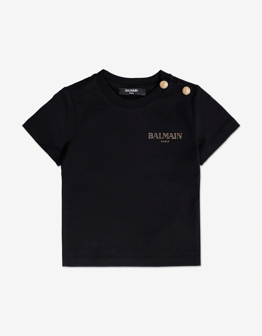 Baby Logo T-Shirt in Black, 4 of 3