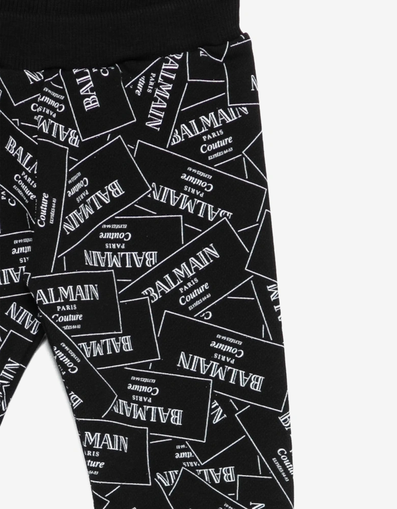 Baby Boys Logo Joggers in Black