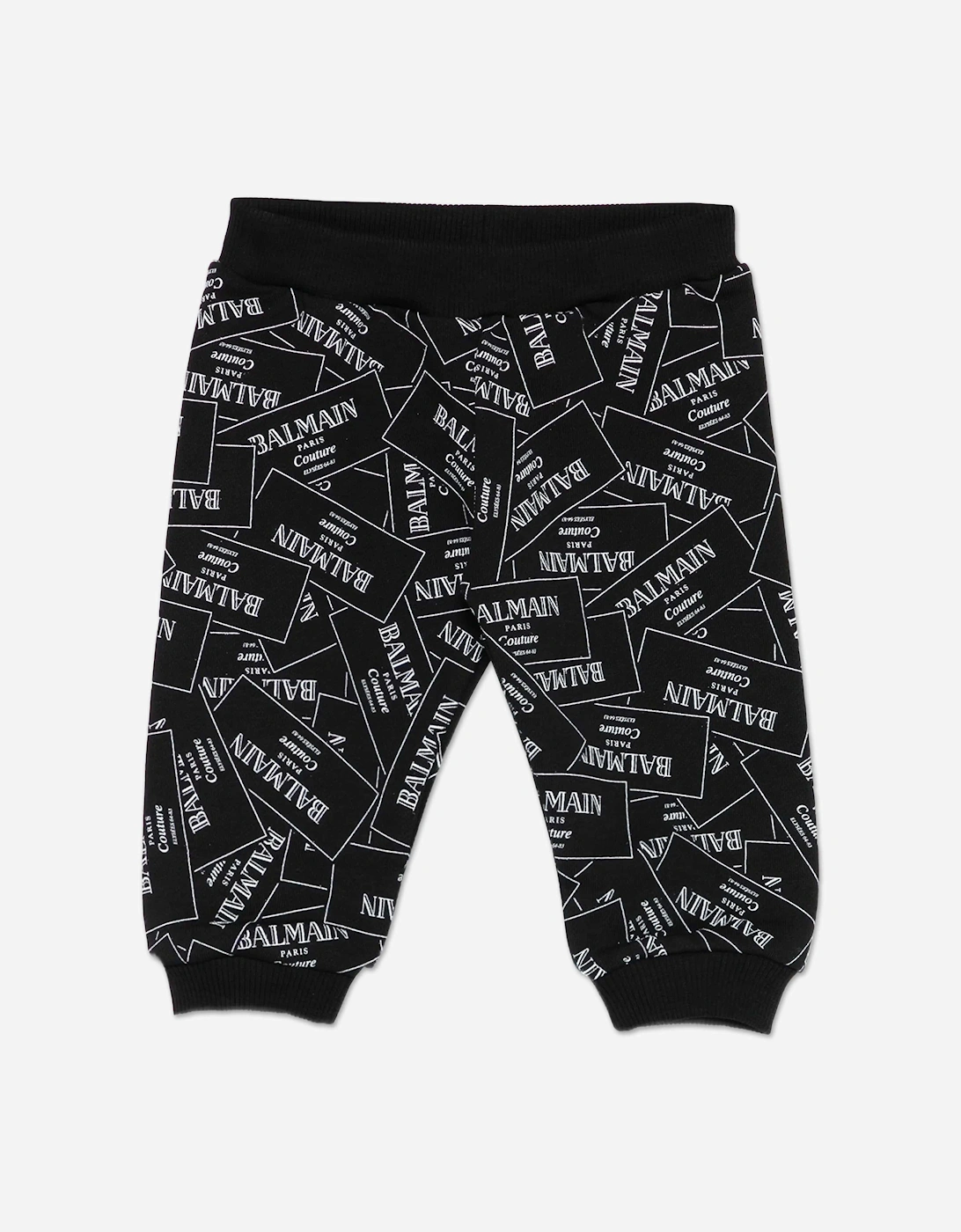 Baby Boys Logo Joggers in Black, 5 of 4