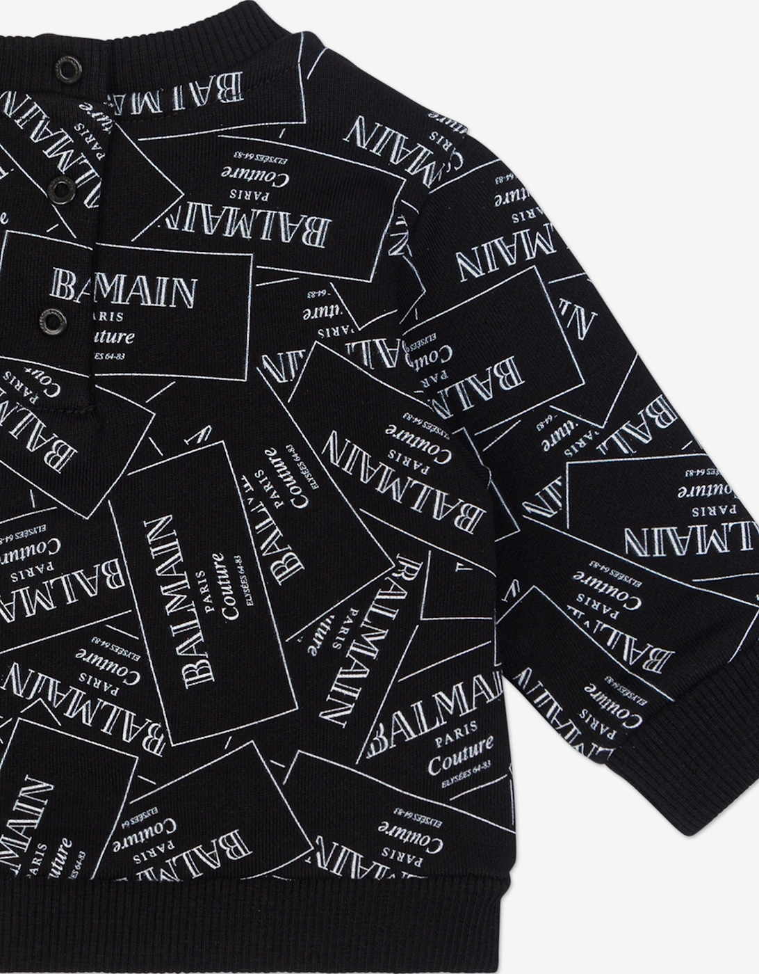 Baby Logo Print Sweatshirt in Black