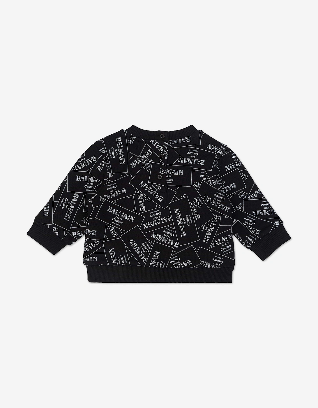 Baby Logo Print Sweatshirt in Black