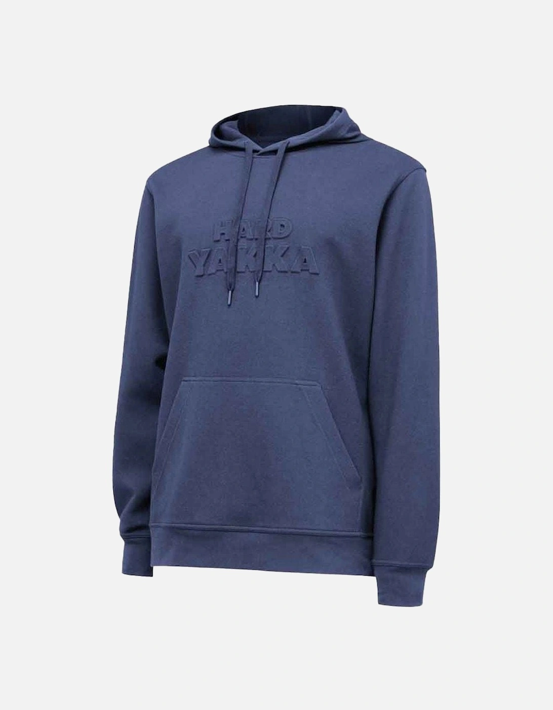 Embossed Pullover Cotton Men's Purple Hooded Sweatshirt