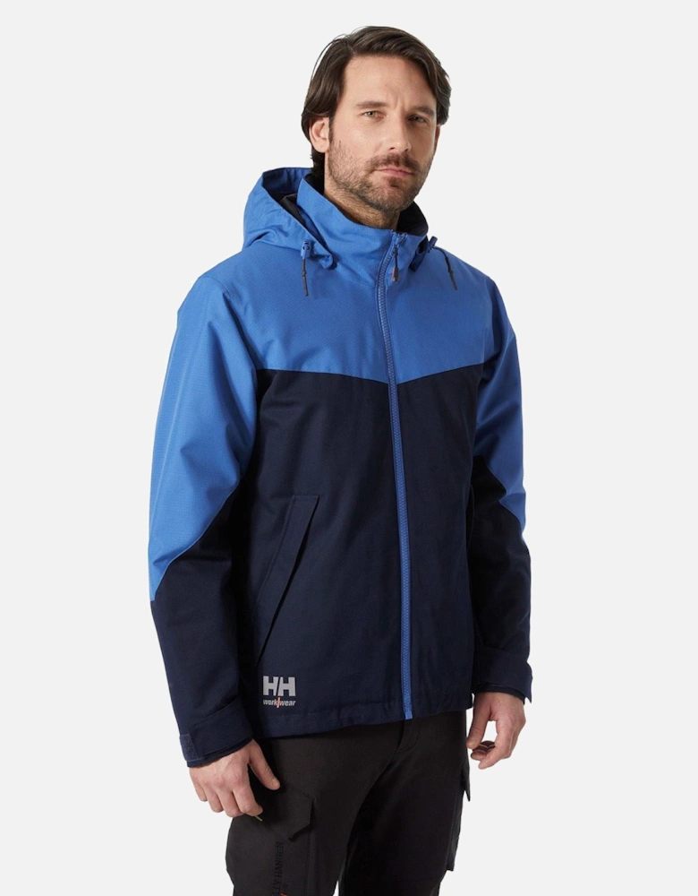 Workwear Oxford Men's Blue Winter Jacket