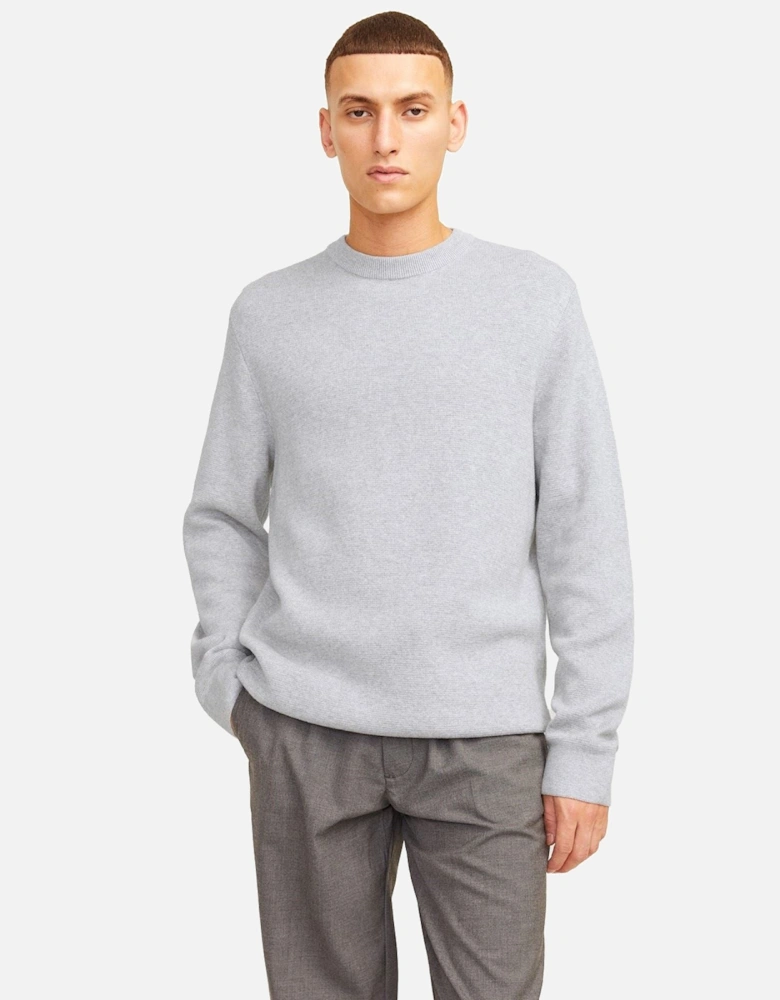Milano Stitch Cotton Men's Grey Sweatshirt