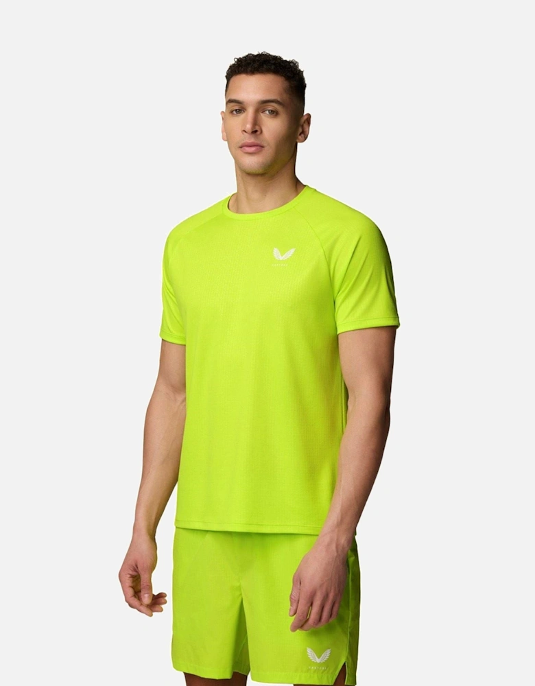 Adapt T-Shirt Polyester Men's Green Activewear T-Shirts