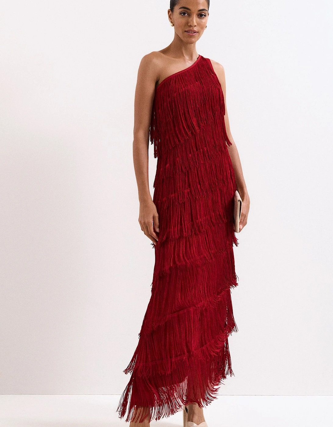 Otto A-Symmetric Neck Maxi Dress, 2 of 1