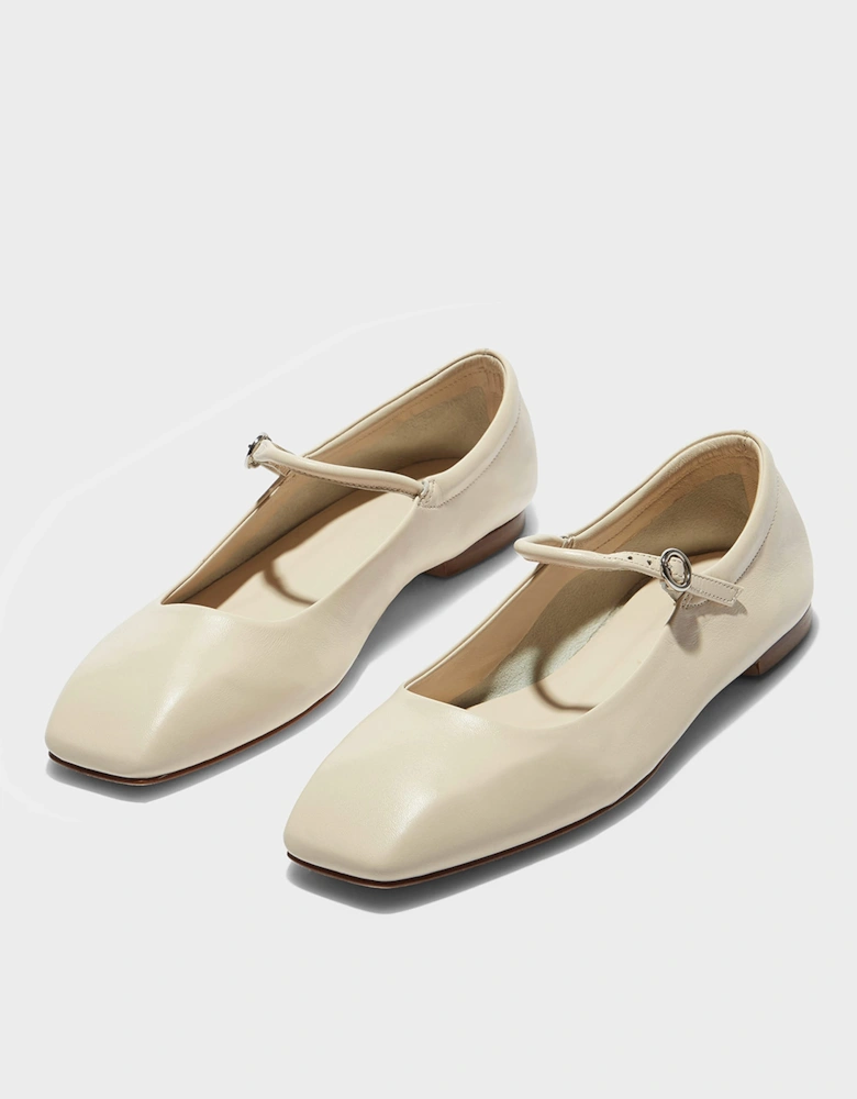 Leather Mary Jane Flats