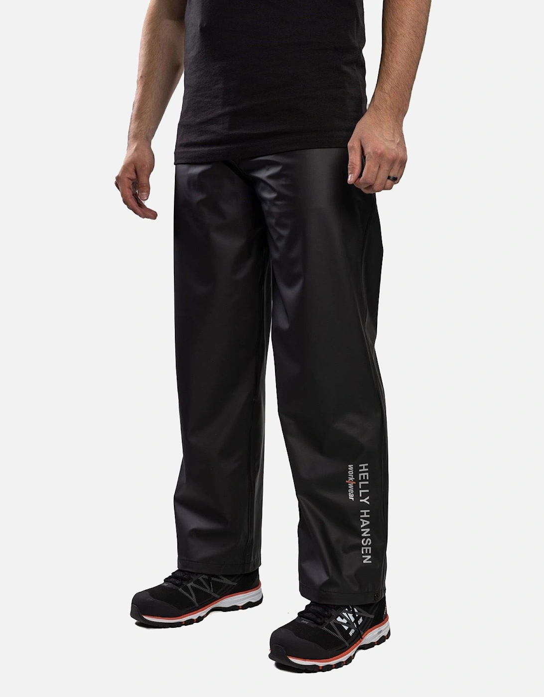 Workwear Voss Polyester Unisex Adults Black Rain Trousers