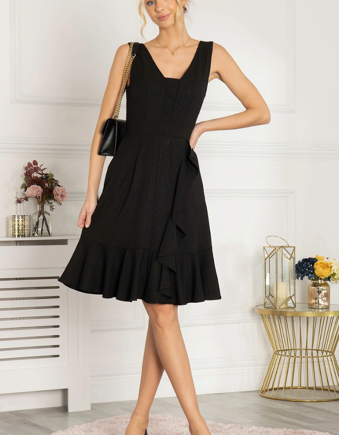 Sonya Flounce Shift Dress, 2 of 1