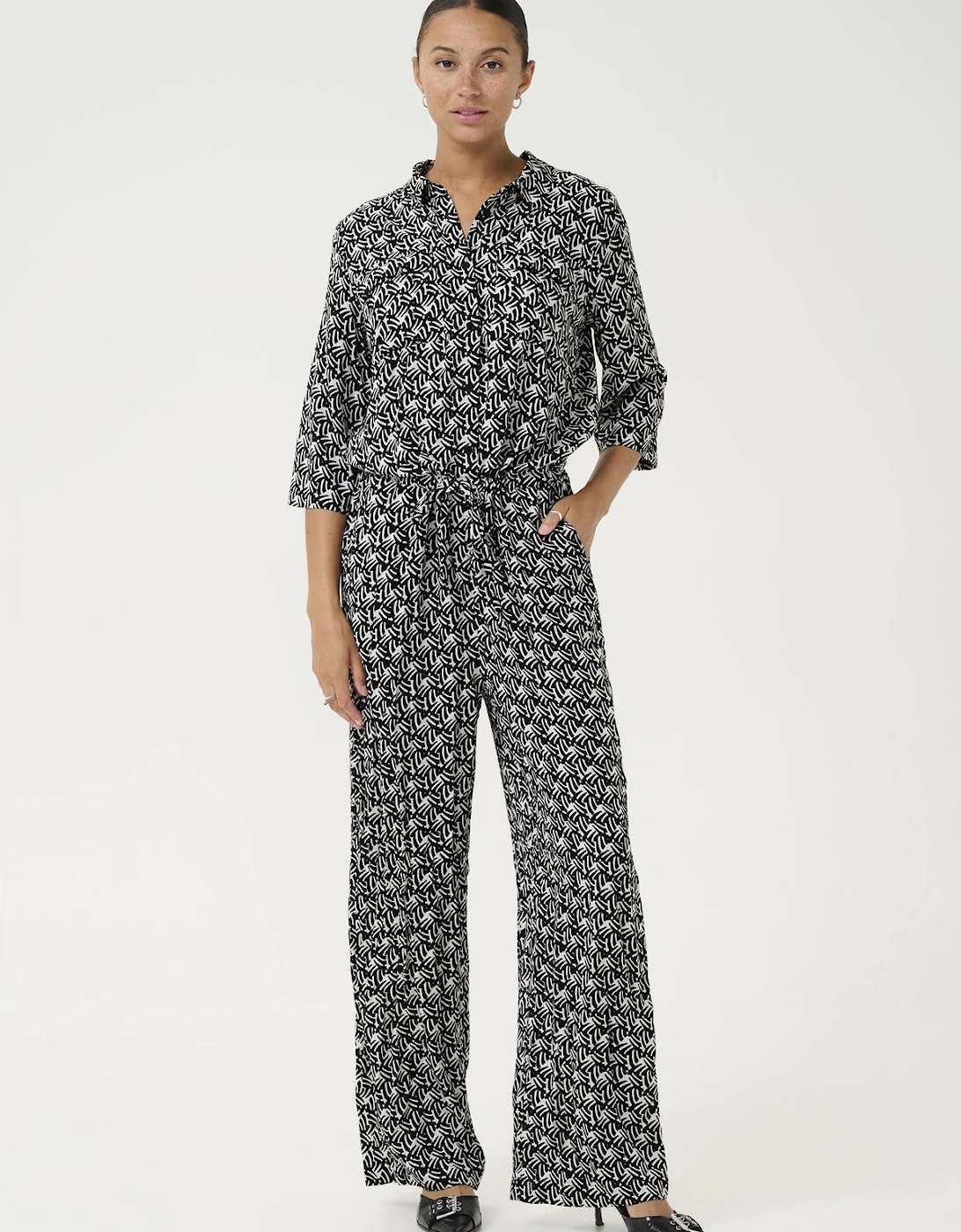 KAsanne Plain Weave Printed Jumpsuit, 2 of 1