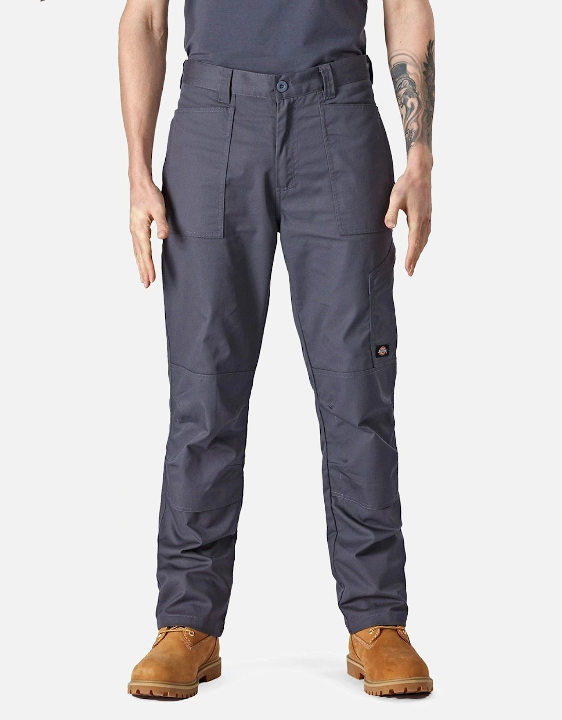 Action Flex Polyester Men's Grey Outdoor Trousers