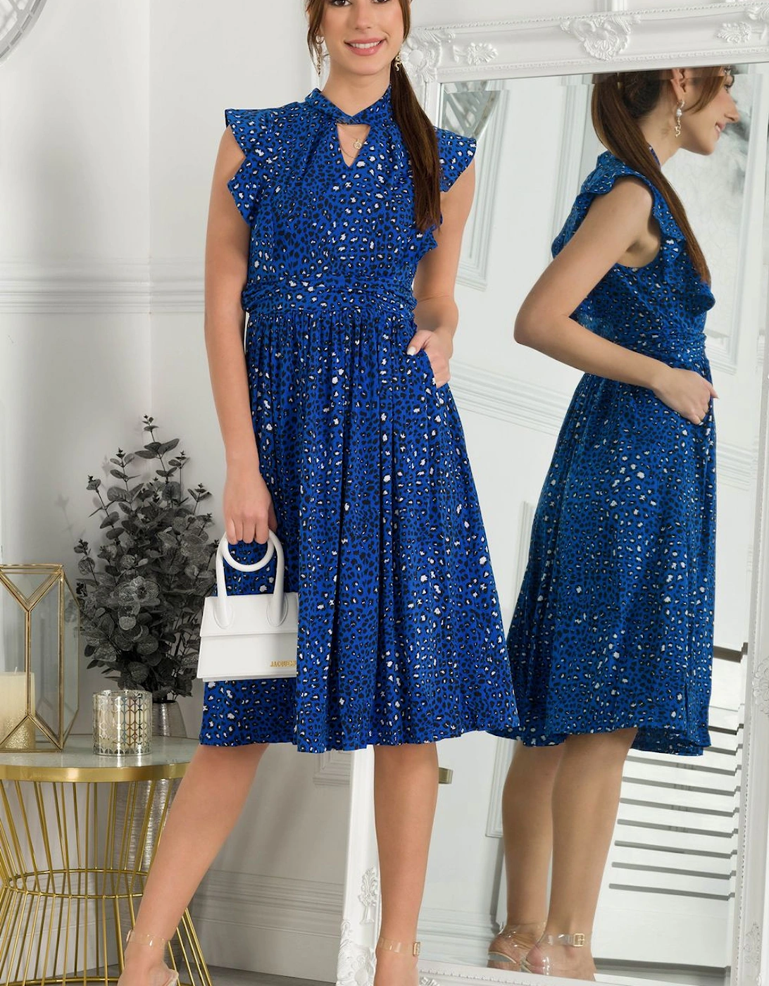 Maahi Frilly Midi Dress, 2 of 1