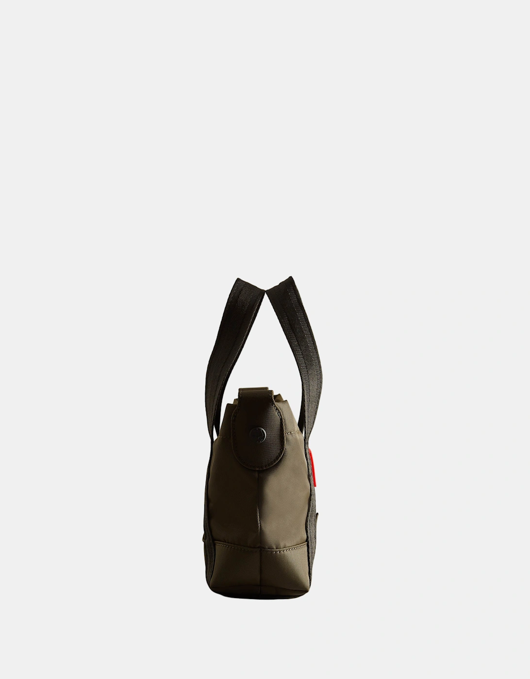 Nylon Mini Topclip Tote - Dark Olive