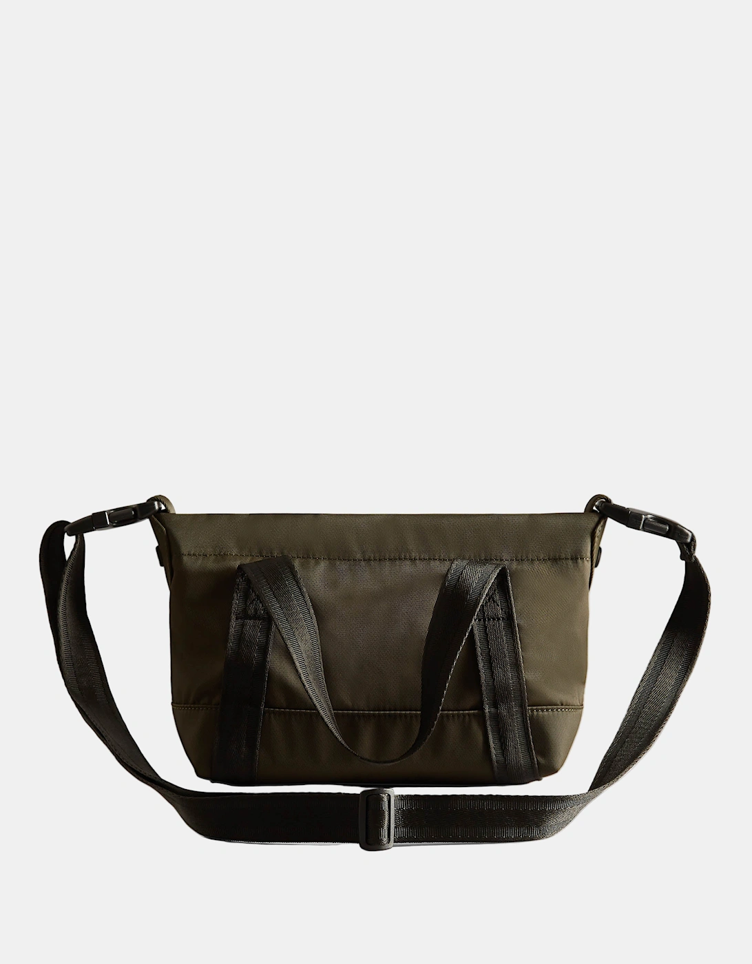 Nylon Mini Topclip Tote - Dark Olive