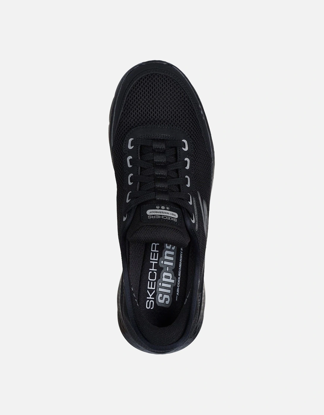 Flex Textile Men's Black Trainers