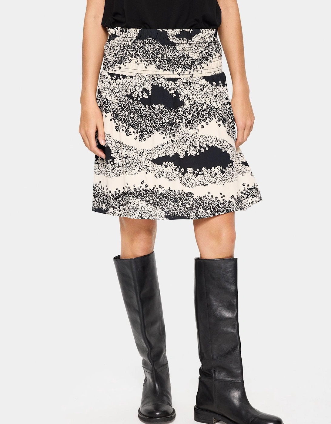 IselinSZ Printed Smock Waist Skirt, 2 of 1