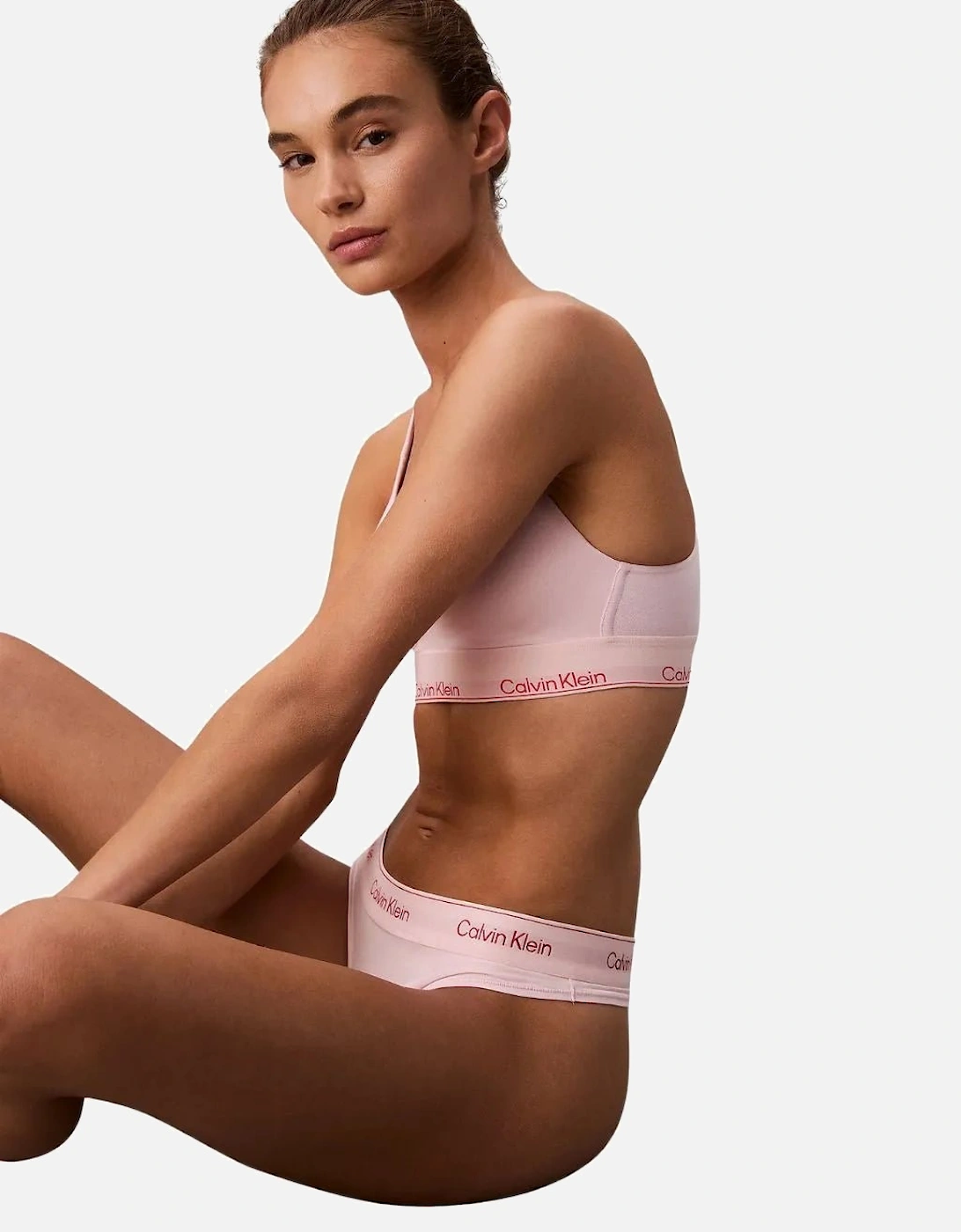 Icon Cotton Modal Thong, Potpourri Pink