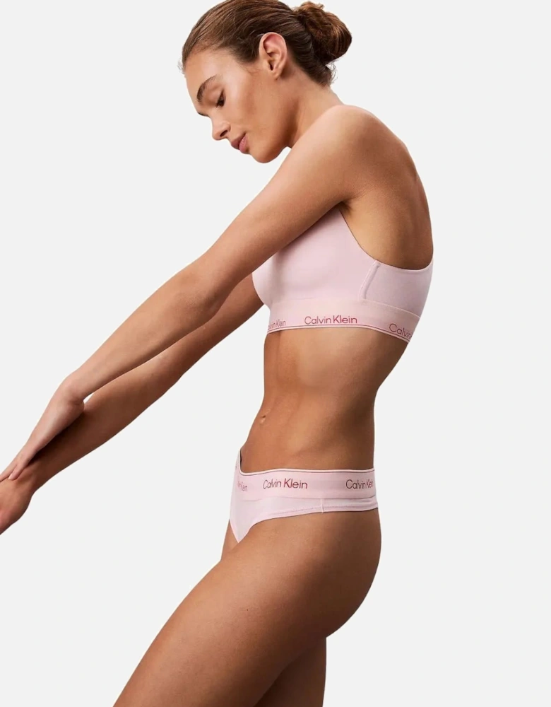 Icon Cotton Modal Thong, Potpourri Pink