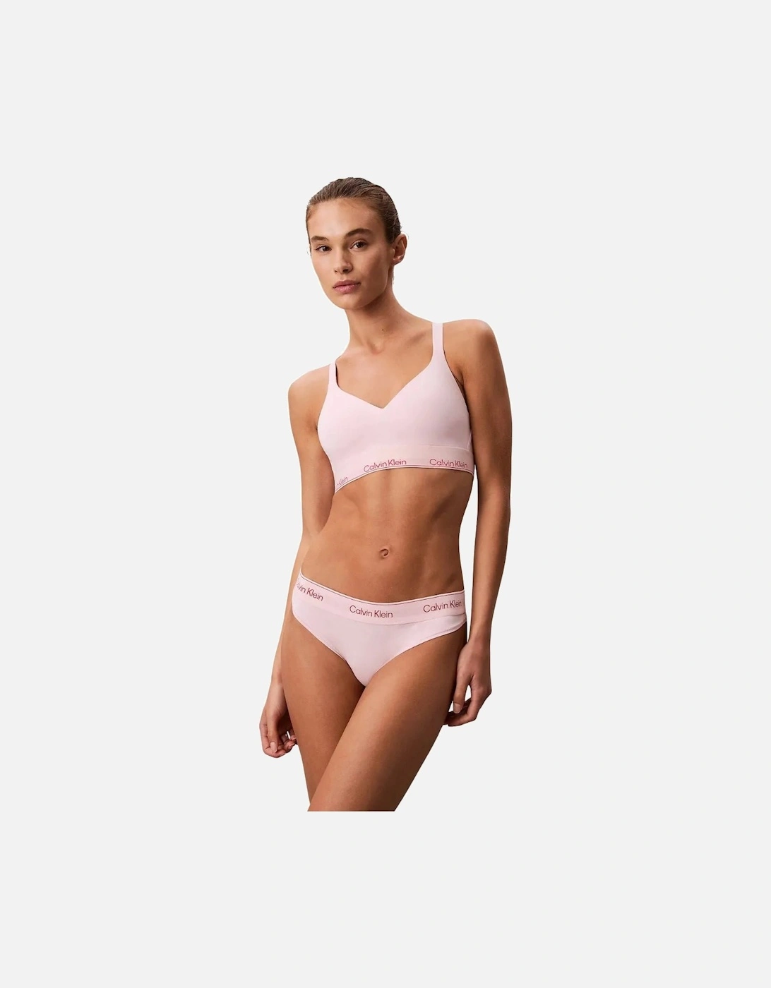 Icon Cotton Modal Thong, Potpourri Pink